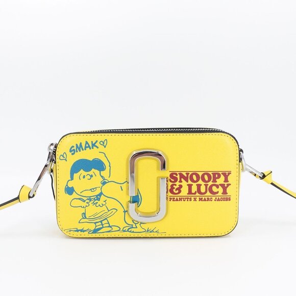 Marc Jacobs Peanuts Edition Snoopy The Snapshot Bag Yellow OS - Picture 4 of 15